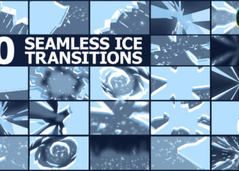 VideoHive Seamless Ice Transitions | DaVinci Resolve 43014639