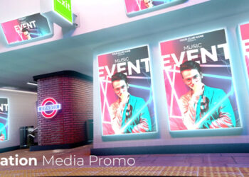 VideoHive Subway Station Media Promo 31059179