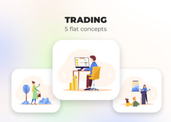 VideoHive Trading - Flat concept 40130223