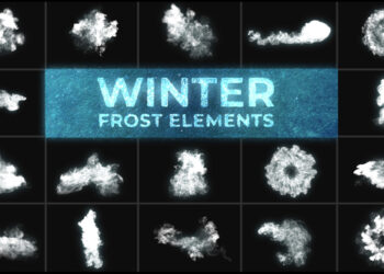 VideoHive Winter Frost Elements for DaVinci Resolve 42291607