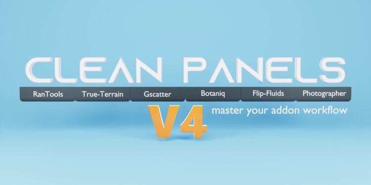 Blender Market - Clean Panels V4.0.6