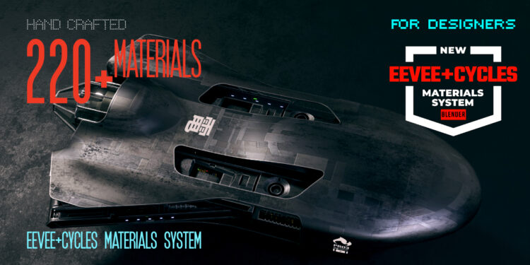 Blender Market - Eevee + Cycles Materials System v9.2