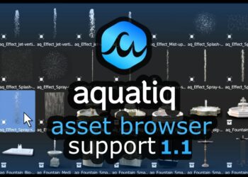 Blender Market - Water Library Aquatiq Water Addon Water+Fountains v1.1.1