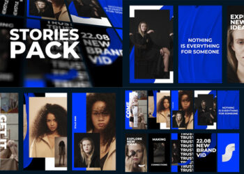 VideoHive 10 Elegant Fashion Stories Pack 42672539