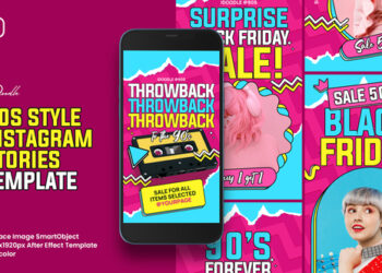 VideoHive 90s Style Instagram Stories Template 41684324