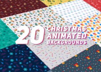 VideoHive Animated Christmas Backgrounds 42354342