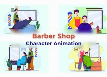 VideoHive Barber Shop Premiere Pro Animation 42853269