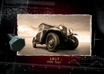 VideoHive Cars History Opener 14491425
