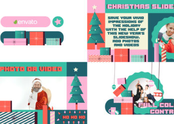 VideoHive Christmas And New Year Slideshow for After Effects 42476377