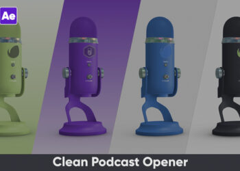 VideoHive Clean Podcast Opener 43415040