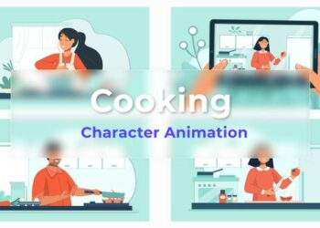 VideoHive Cooking Explainer And Animated Scene Pack 36813090
