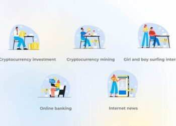 VideoHive Cryptocurrency investment - Flat concept 42324744