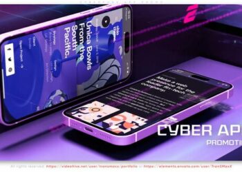 VideoHive Cyberpunk App Promo 43383249