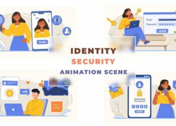 VideoHive Digital Security Identify Hint Animation 43043512