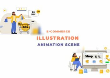 VideoHive E-Commerce Animation Scene 43395926