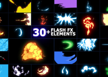 VideoHive Flash FX Elements Pack | Premiere Pro MOGRT 43307372