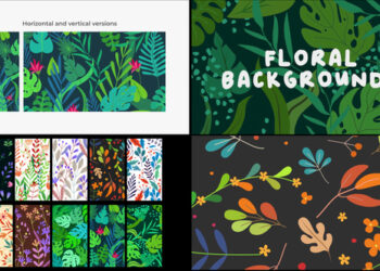 VideoHive Floral Backgrounds for Premiere Pro 43406531