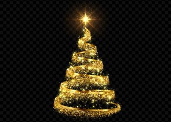 VideoHive Gold Christmas Tree 42084034