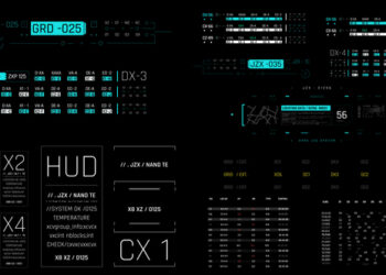 VideoHive HUD Text Elements 43424241