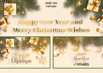VideoHive Happy New Year and Merry Christmas Wishes 40871089