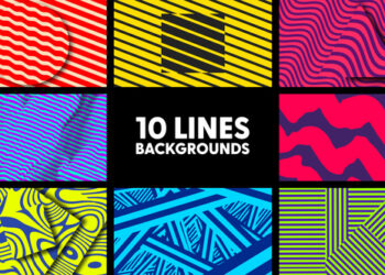 VideoHive Lines Backgrounds 42517649