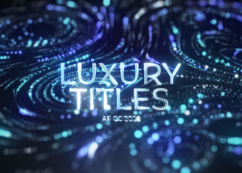 VideoHive Luxury Wave Titles 42354305