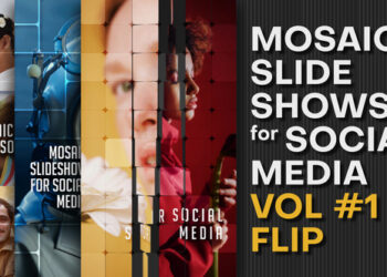 VideoHive Mosaic Slideshows for Social Media. Vol 1 FLIP 42502875