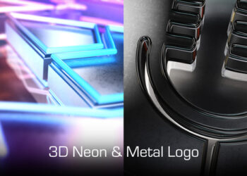 VideoHive Neon And Metal Logo Intro 42005681
