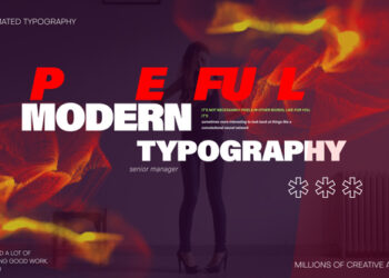 VideoHive Particles Animated Typography Titles 43336112