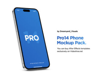 VideoHive Pro14 Phone Mockup Pack 43372112