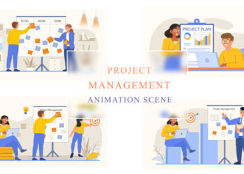 VideoHive Project Management Explainer Animation Scene 43333778