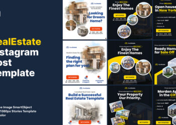 VideoHive Real Estate Instagram Post Template 42680373