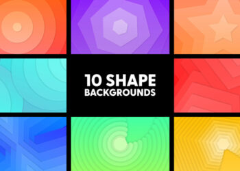VideoHive Shape Backgrounds 42187748