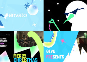 VideoHive Stylish Christmas Greetings Slideshow for After Effects 42047354