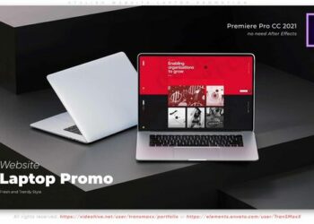 VideoHive Stylish Website Laptop Promotion 43246925