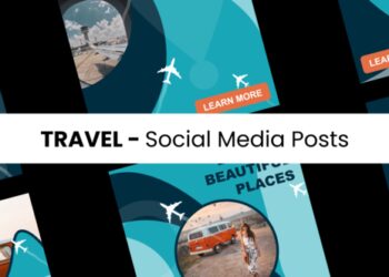 VideoHive Travel - Social Media Posts 43396575