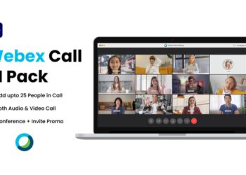 VideoHive Webex Video Conference UI Pack 42143120