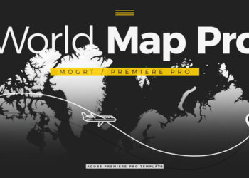 VideoHive World Map Pro / MOGRT / Premiere Pro 43415211