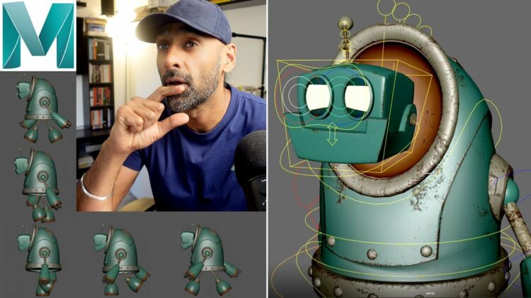 Cartoon Animation Course - Animating a Cartoony Walk By Opi Chaggar