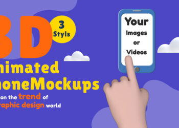 VideoHive 3D Phone Mockups Pack for Animated presentation 42083423