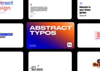 VideoHive Abstract Typos 05 for After Effects 44116350