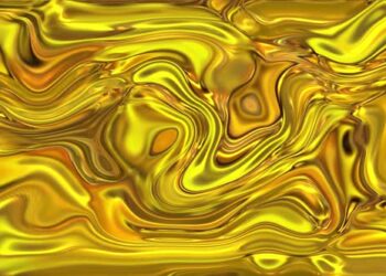 VideoHive Acrylic Gold Liquid background 43411874