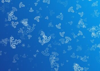 VideoHive Anchor Shape Icon Background Loop 43406634