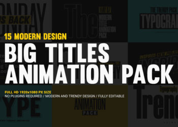 VideoHive Big Titles Animation Pack 44138670