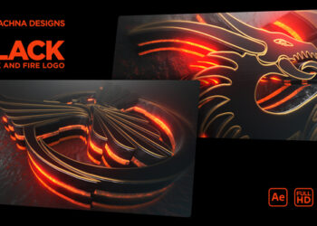 VideoHive Black Epic And Fire Logo 43743765