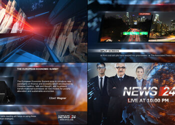 VideoHive Broadcast Design - News 24 Package 11719046