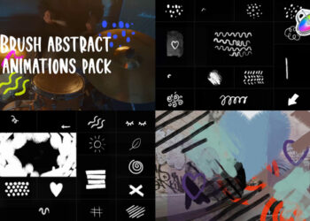 VideoHive Brush Abstract Animations Pack for FCPX 43068643