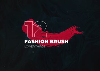VideoHive Brush Fashion Lower Thirds 44121802