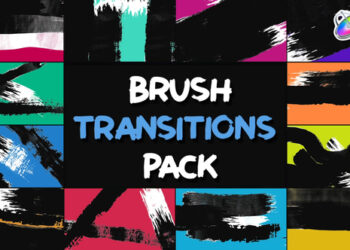 VideoHive Brush Transition Pack for FCPX 43254284