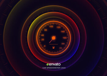 VideoHive Car Speedometer Logo 44196817